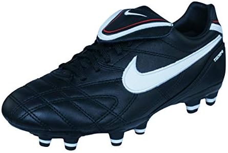 Nike Tiempo Mystic III FG Womens Leather Soccer Cleats-Black